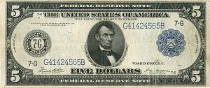 Federal Reserve Note - 1914 dated U.S. Currency - Paper Money